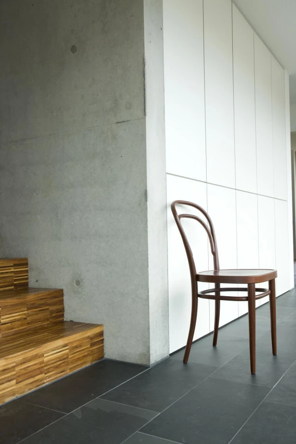 Thonet 214 M Eetkamerstoel Blauw 4 Thonet 214 M Eetkamerstoel Blauw - Afbeelding 4