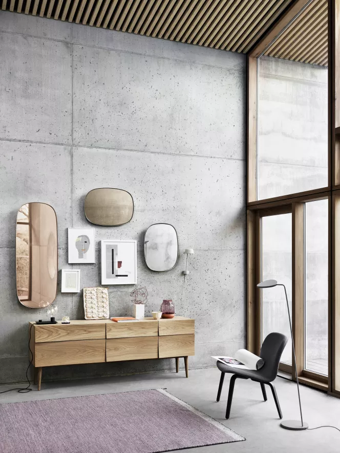 Muuto Framed Spiegel Small Taupe, Normaal Glas 6 Muuto Framed Spiegel Small Taupe, Normaal Glas - Afbeelding 6