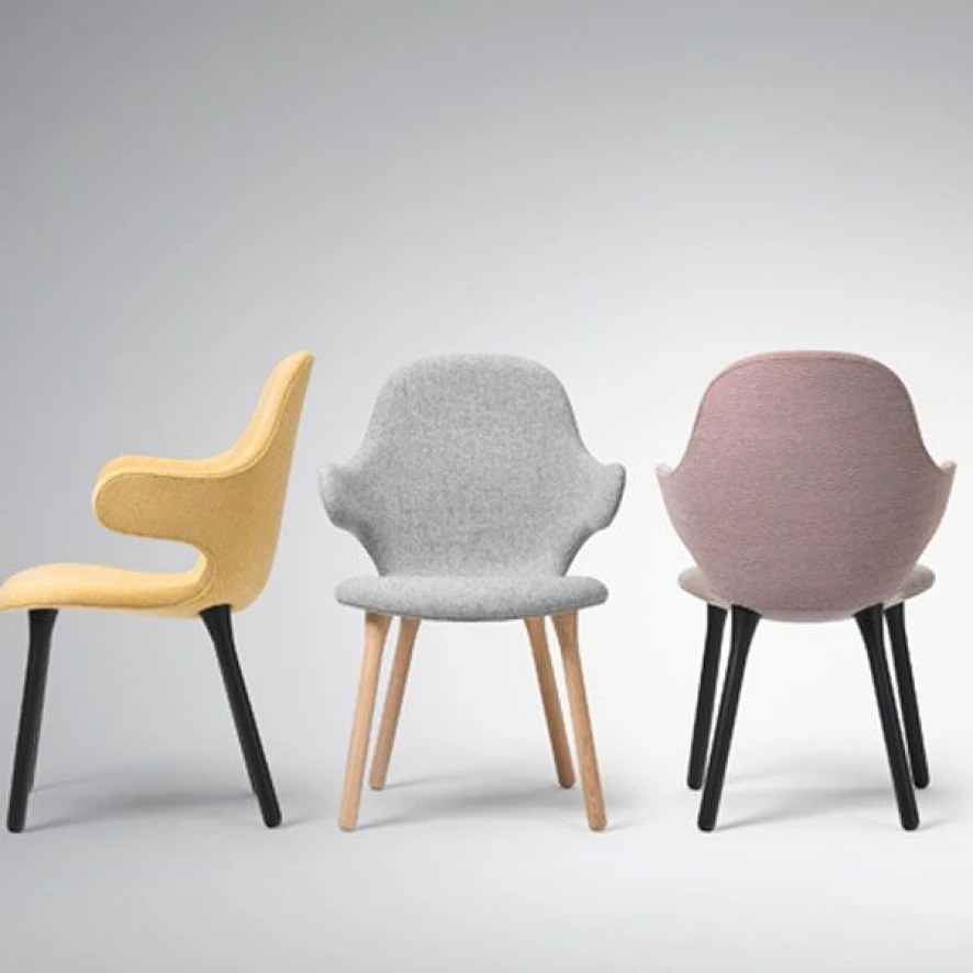 &tradition Catch Stoel, Onderstel Zwart Gelakt Eiken, Bekleding Balder 3 792 4 &tradition Catch Stoel, Onderstel Zwart Gelakt Eiken, Bekleding Balder 3 792 - Afbeelding 4