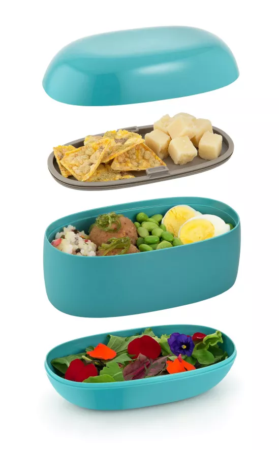 Alessi Food à Porter Broodtrommel Lichtblauw 7 Alessi Food à Porter Broodtrommel Lichtblauw - Afbeelding 7