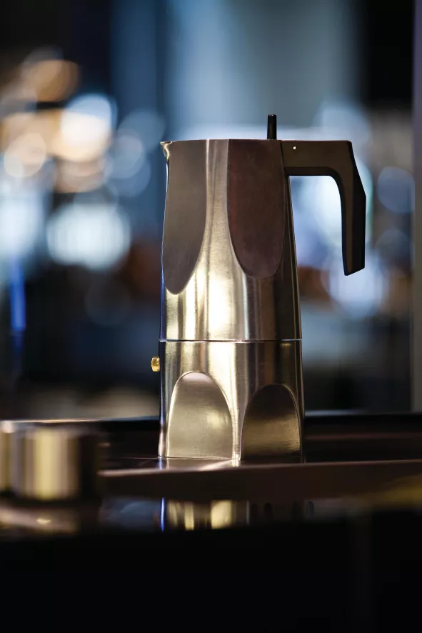 Alessi Ossidiana Percolator Koffiemaker 15cl Zwart 3 Alessi Ossidiana Percolator Koffiemaker 15cl Zwart - Afbeelding 3