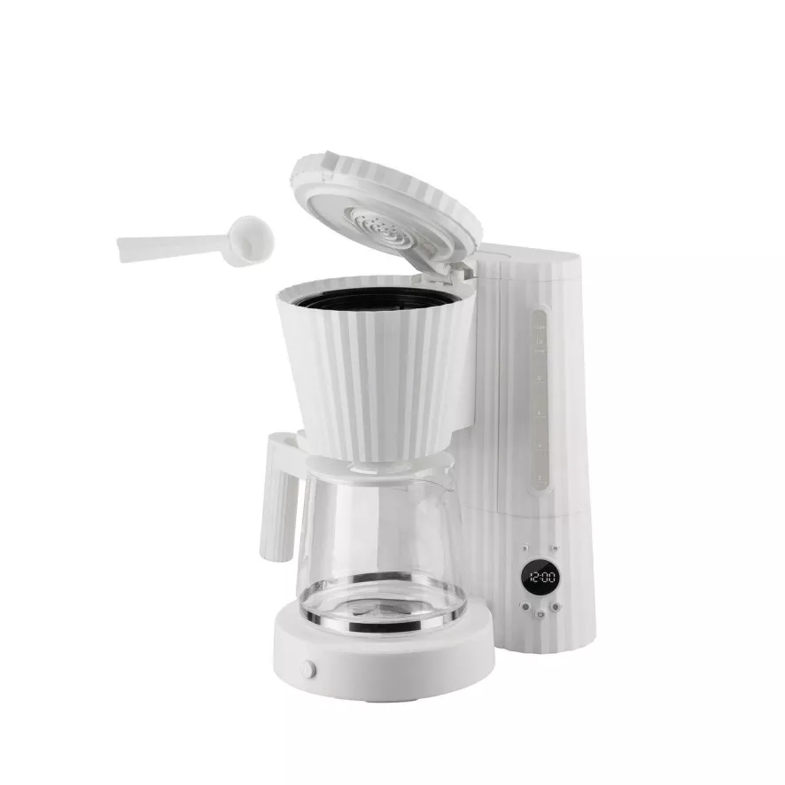 Alessi Plissé Koffiezetapparaat Wit 6 Alessi Plissé Koffiezetapparaat Wit - Afbeelding 6