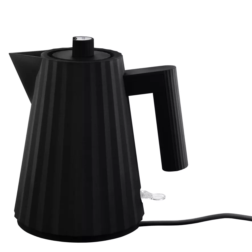 Alessi Plissé Waterkoker 1L Zwart 1 Alessi Plissé Waterkoker 1L Zwart