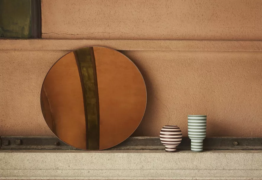 AYTM Tweedekansje - Circum Spiegel 90 Transparant/zwart 2 AYTM Tweedekansje - Circum Spiegel 90 Transparant/zwart - Afbeelding 2