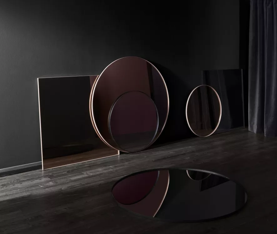 AYTM Tweedekansje - Circum Spiegel 90 Transparant/zwart 3 AYTM Tweedekansje - Circum Spiegel 90 Transparant/zwart - Afbeelding 3