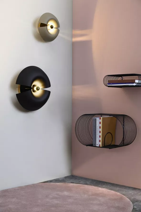 AYTM Curva Wandplank 40 Goud 4 AYTM Curva Wandplank 40 Goud - Afbeelding 4