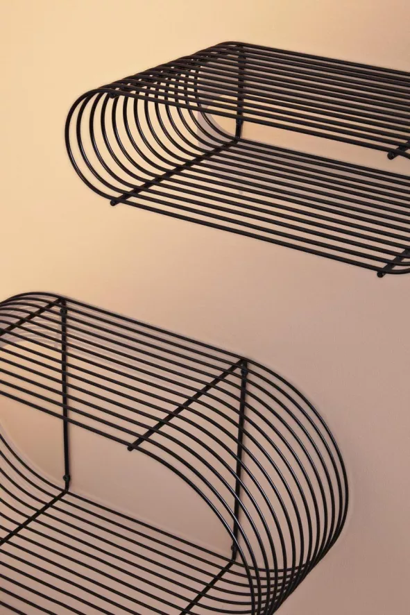 AYTM Curva Wandplank 40 Goud 5 AYTM Curva Wandplank 40 Goud - Afbeelding 5