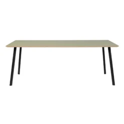 Banne Oval Eettafel 230x100 Rechthoek Olive