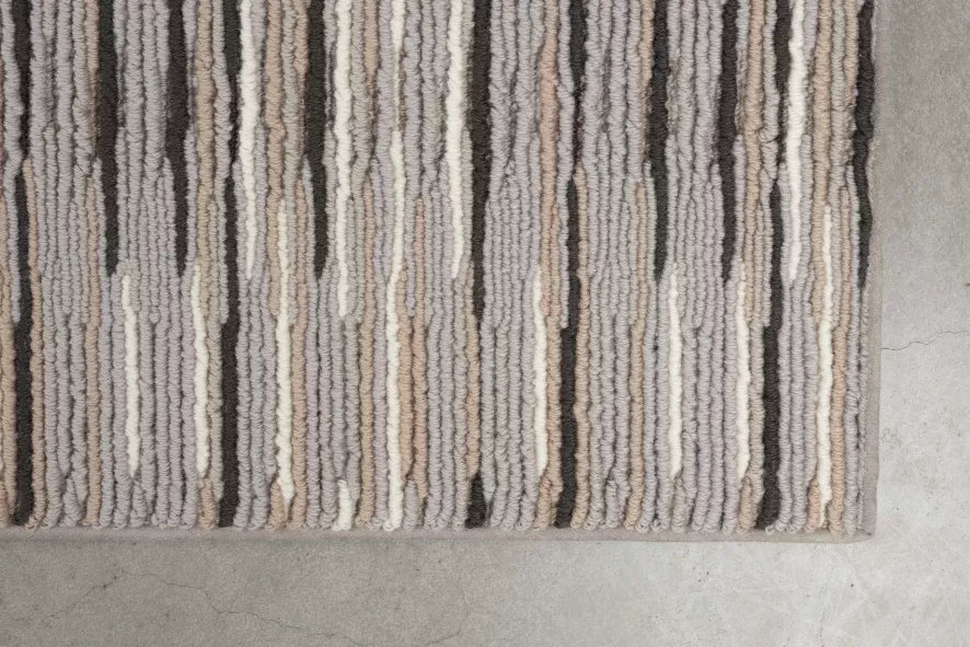 Banne Chord Vloerkleed 200x300 Beige/zwart 12 Banne Chord Vloerkleed 200x300 Beige/zwart - Afbeelding 12