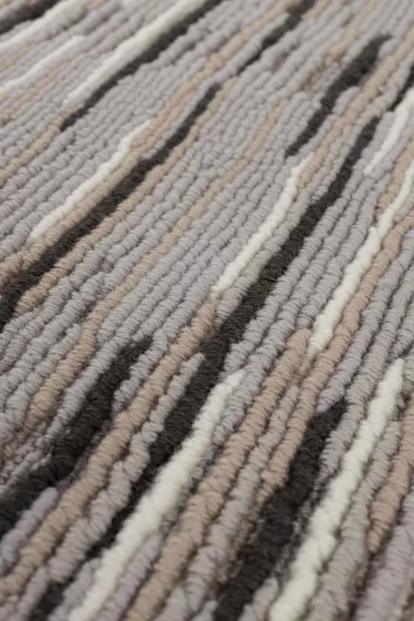 Banne Chord Vloerkleed 200x300 Beige/zwart 10 Banne Chord Vloerkleed 200x300 Beige/zwart - Afbeelding 10