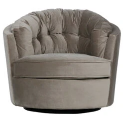 BePureHome Tweedekansje - Carousel Draaifauteuil Khaki