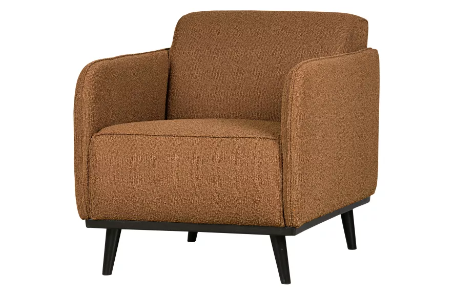 BePureHome Statement Fauteuil Met Arm Boucle Nougat 7 BePureHome Statement Fauteuil Met Arm Boucle Nougat - Afbeelding 7