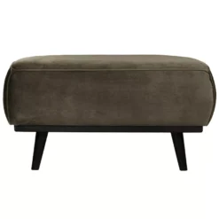 BePureHome Statement Hocker Fluweel Warm Groen
