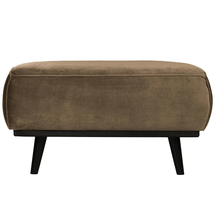 BePureHome Statement Hocker Fluweel Warm Groen 2 BePureHome Statement Hocker Fluweel Warm Groen - Afbeelding 2