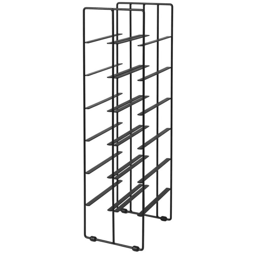 Blomus Pilare Wijnrek Large Zwart 1 Blomus Pilare Wijnrek Large Zwart