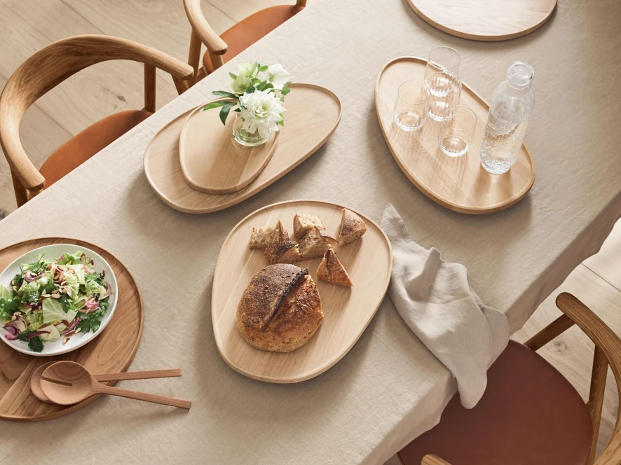 Bolia Coast Dienblad 35x45 Geolied Eiken 4 Bolia Coast Dienblad 35x45 Geolied Eiken - Afbeelding 4