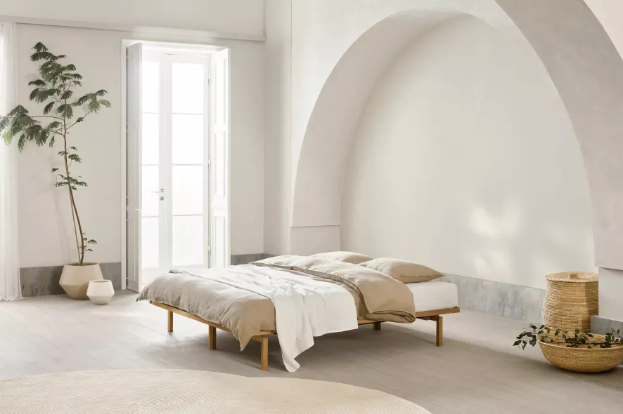 Bolia Elton Bed 90x200 Wit Geolied Eiken 4 Bolia Elton Bed 90x200 Wit Geolied Eiken - Afbeelding 4