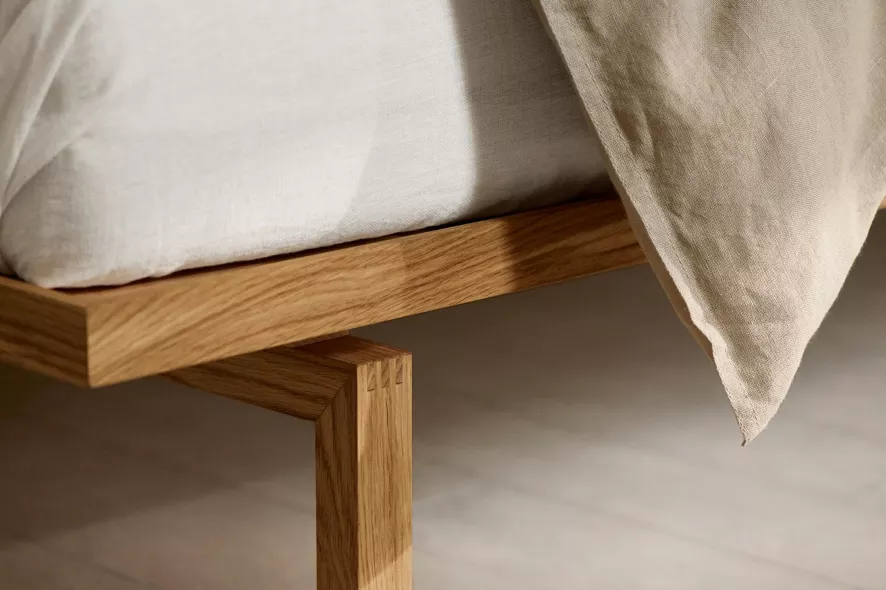 Bolia Elton Bed 90x200 Wit Geolied Eiken 6 Bolia Elton Bed 90x200 Wit Geolied Eiken - Afbeelding 6