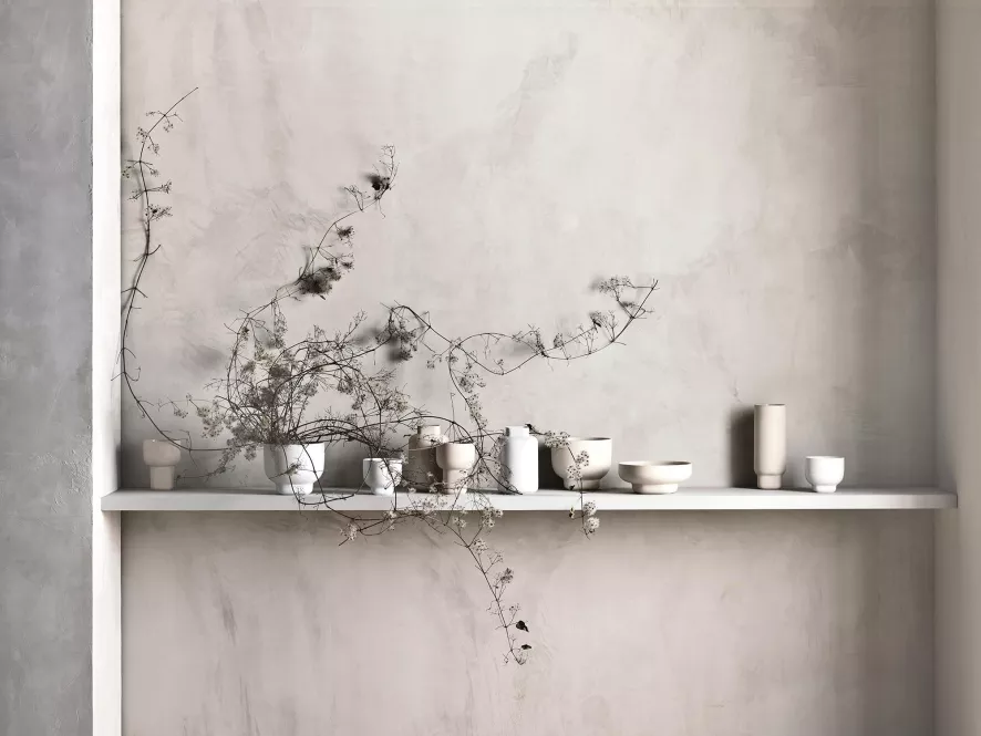 Bolia Forma Vaas Medium Beige 8 Bolia Forma Vaas Medium Beige - Afbeelding 8