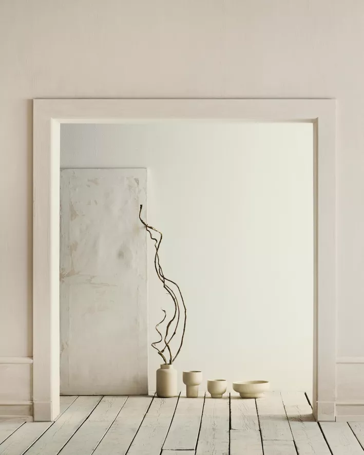 Bolia Forma Vaas Medium Beige 6 Bolia Forma Vaas Medium Beige - Afbeelding 6