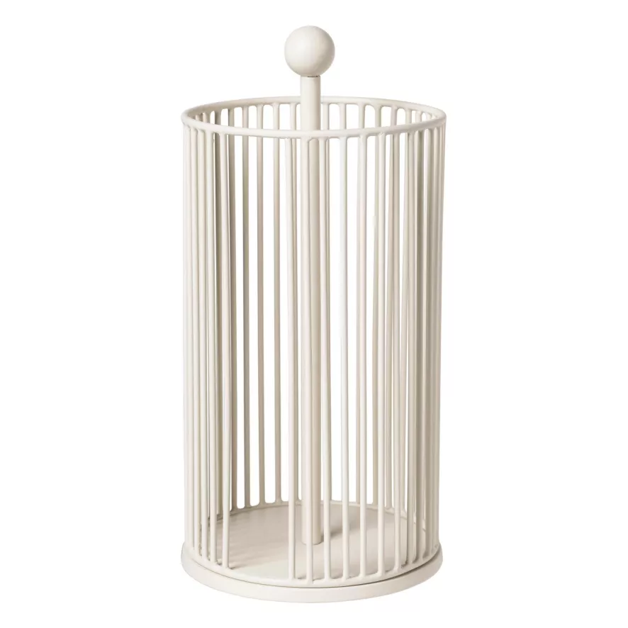 Broste Copenhagen Edda Keukenrolhouder Light Warm Grey 1 Broste Copenhagen Edda Keukenrolhouder Light Warm Grey