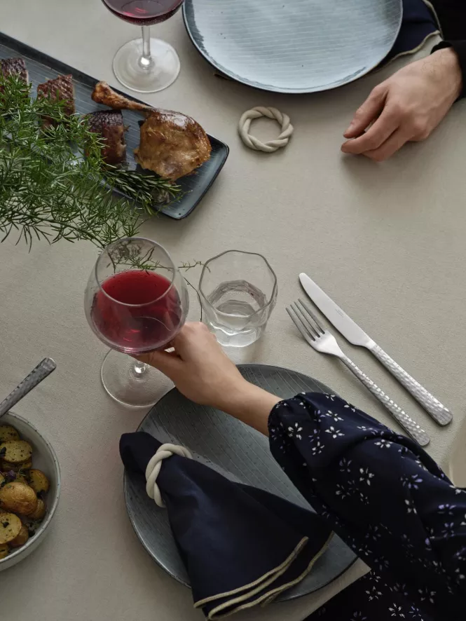 Broste Copenhagen Wilhelmina Servet Forest Green 4 Broste Copenhagen Wilhelmina Servet Forest Green - Afbeelding 4