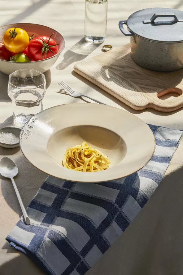 Broste Copenhagen Nordic Pastabord Ø29 Nordic Sea 2 Broste Copenhagen Nordic Pastabord Ø29 Nordic Sea - Afbeelding 2