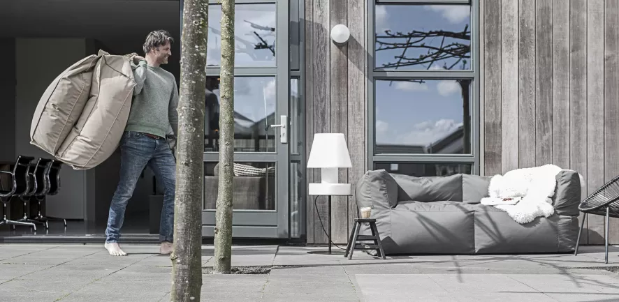 Bryck Bryck 2-zits Loungebank Smooth Light Brown 12 Bryck Bryck 2-zits Loungebank Smooth Light Brown - Afbeelding 12