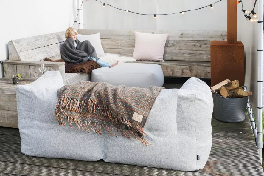 Bryck Bryck 2-zits Loungebank Smooth Light Brown 4 Bryck Bryck 2-zits Loungebank Smooth Light Brown - Afbeelding 4