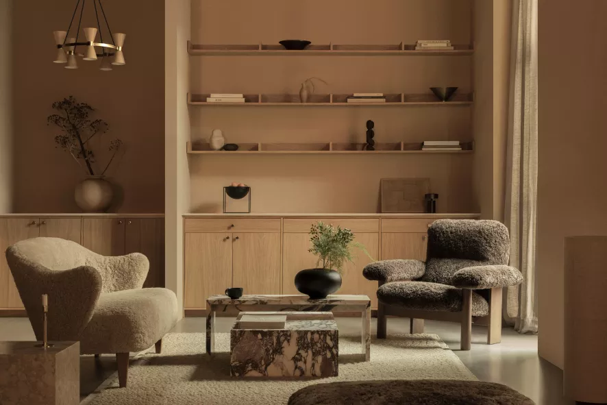 Audo Copenhagen Ingeborg Fauteuil Naturel Eiken Leather Buttons / Zero 0001 4 Audo Copenhagen Ingeborg Fauteuil Naturel Eiken Leather Buttons / Zero 0001 - Afbeelding 4