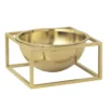 Audo Copenhagen Kubus Bowl Centerpiece Schaal Small Ø14 Goud