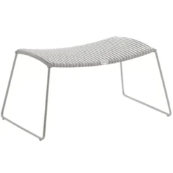 Cane-Line Breeze Voetenbank White Grey