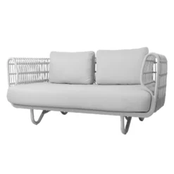 Cane-Line Nest Outdoor 2-zits Loungebank Wit