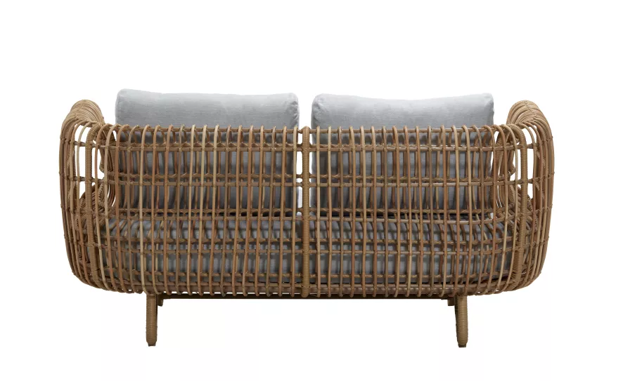 Cane-Line Nest Outdoor 2-zits Loungebank Wit 6 Cane-Line Nest Outdoor 2-zits Loungebank Wit - Afbeelding 6