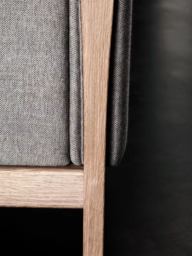 Carl Hansen & Son CH163 Bank Gezeept Eiken Remix 123 3 Carl Hansen & Son CH163 Bank Gezeept Eiken Remix 123 - Afbeelding 3