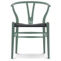 Carl Hansen & Son CH24 Wishbone Stoel Colours Black Petrol Green