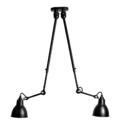 DCW éditions Les Doubles De Gras N302 Plafondlamp Ø15.3 Zwart