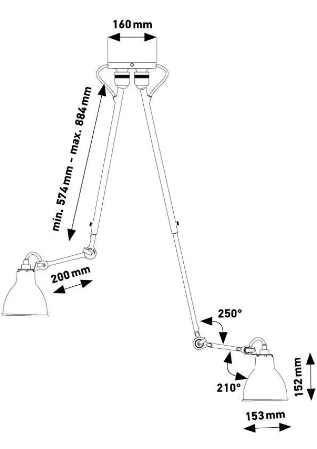 DCW éditions Les Doubles De Gras N302 Plafondlamp Ø15.3 Zwart 2 DCW éditions Les Doubles De Gras N302 Plafondlamp Ø15.3 Zwart - Afbeelding 2