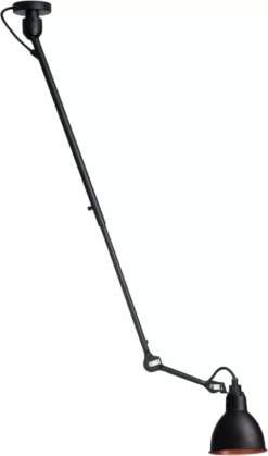 DCW éditions Lampe Gras N302 Plafondlamp Zwart Met Koper