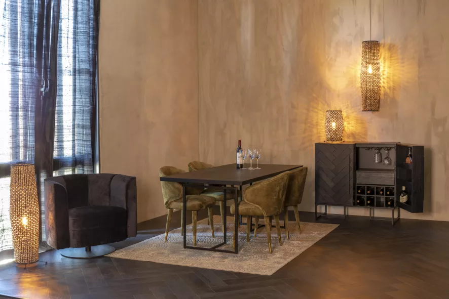 Dutchbone Class Eettafel 220x90 Eiken 7 Dutchbone Class Eettafel 220x90 Eiken - Afbeelding 7