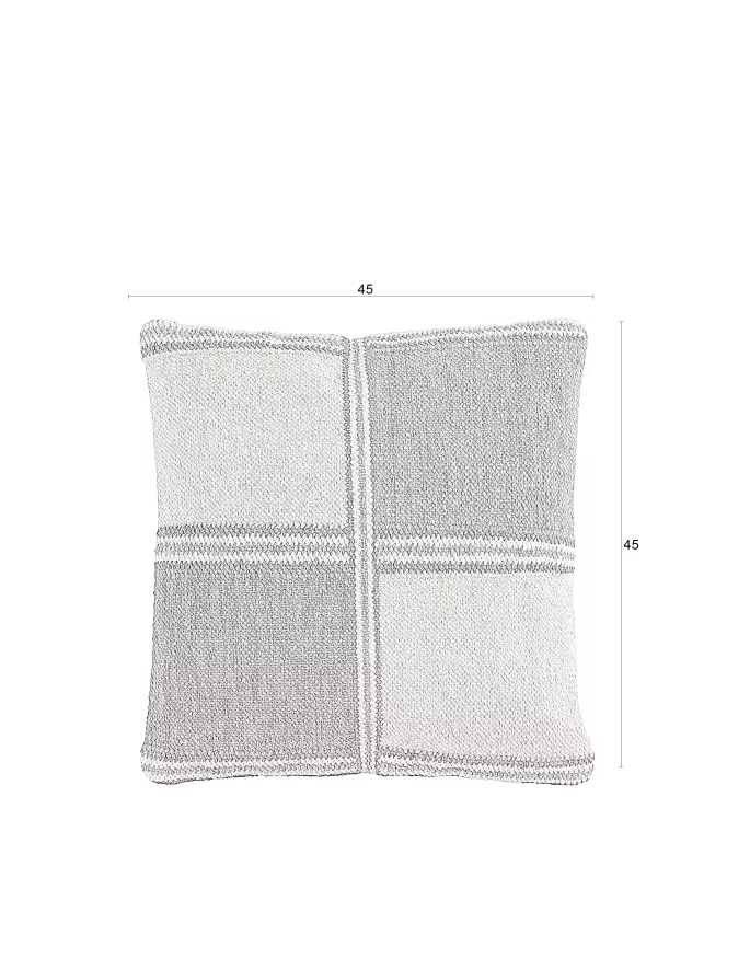 Dutchbone Gambit Kussen 45x45 2 Dutchbone Gambit Kussen 45x45 - Afbeelding 2