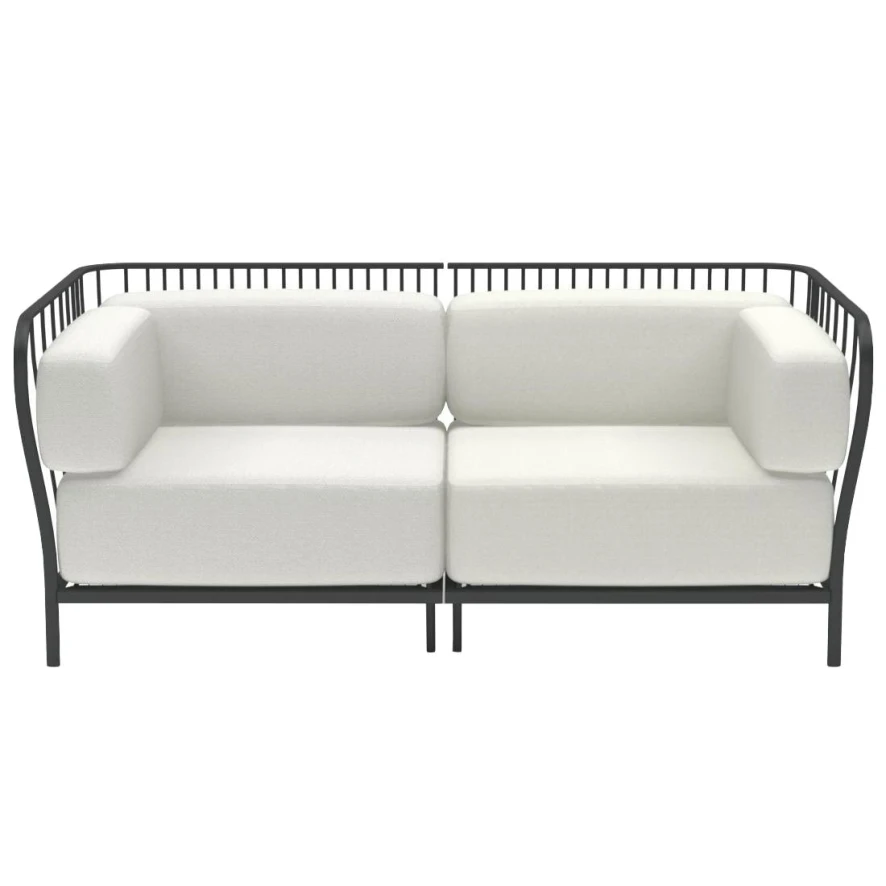 Emu Cannolè 2-zits Loungebank Antique Iron 6 Emu Cannolè 2-zits Loungebank Antique Iron - Afbeelding 6