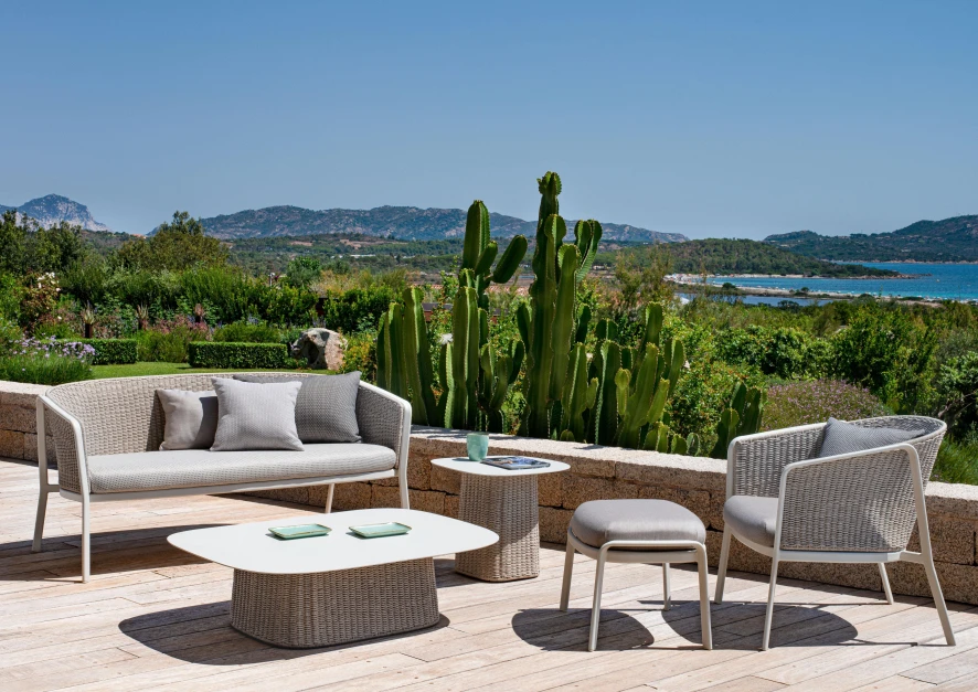 Emu Carousel 2-zits Tuinbank Indian Brown/rope Brown Melange 6 Emu Carousel 2-zits Tuinbank Indian Brown/rope Brown Melange - Afbeelding 6