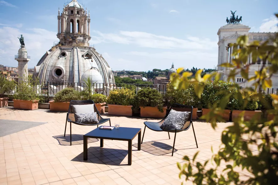 Emu Round Bijzettafel Bruin 45x45 4 Emu Round Bijzettafel Bruin 45x45 - Afbeelding 4