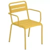 Emu Star Aluminium Tuinstoel Met Armleuning Curry Yellow