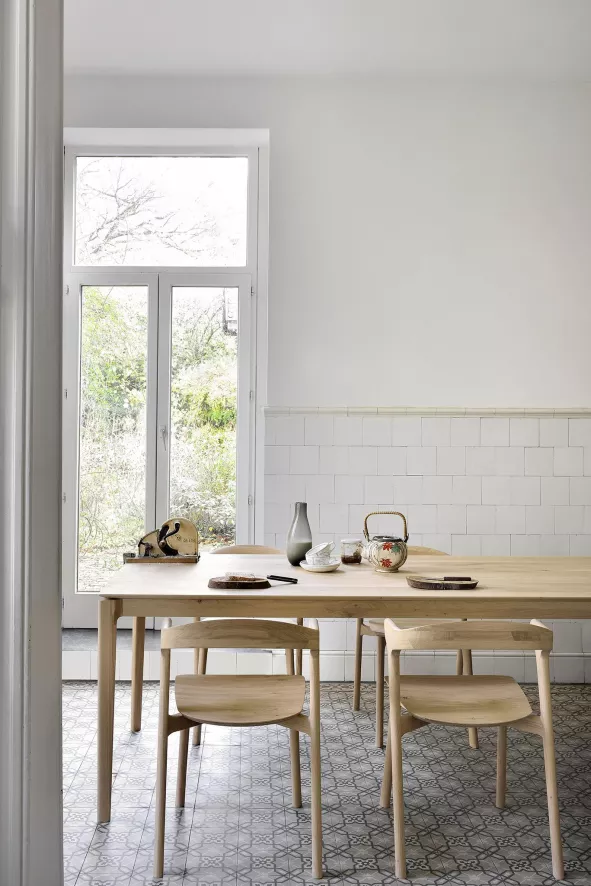 Ethnicraft Bok Eettafel 160x80 Oak 12 Ethnicraft Bok Eettafel 160x80 Oak - Afbeelding 12