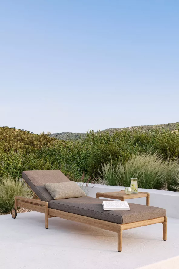 Ethnicraft Boucle Light Outdoor Kussen 60x40 Oat 6 Ethnicraft Boucle Light Outdoor Kussen 60x40 Oat - Afbeelding 6