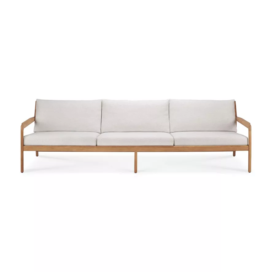 Ethnicraft Jack Outdoor Tuinbank 265 Teak Gebroken Wit 12 Ethnicraft Jack Outdoor Tuinbank 265 Teak Gebroken Wit - Afbeelding 12