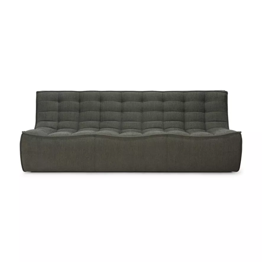 Ethnicraft N701 Bank 3-zits Eco Fabric Graphite 11 Ethnicraft N701 Bank 3-zits Eco Fabric Graphite - Afbeelding 11