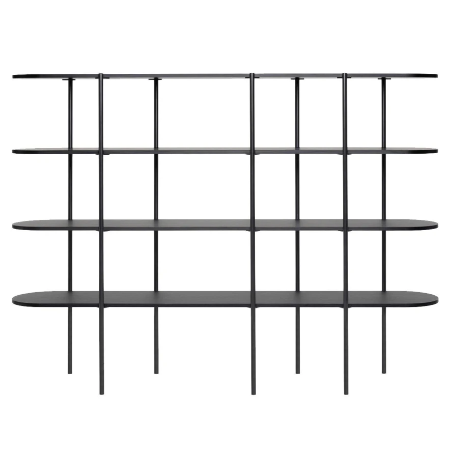 FÉST Sonia Stellingkast Large Eiken Zwart 1 FÉST Sonia Stellingkast Large Eiken Zwart